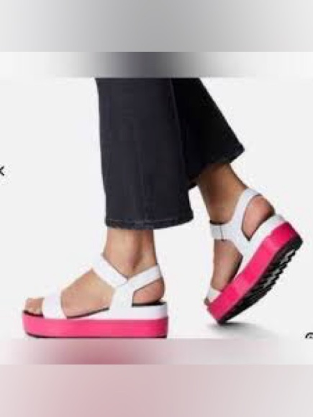 Sorel Cameron Flatform Pink Platform Sandals